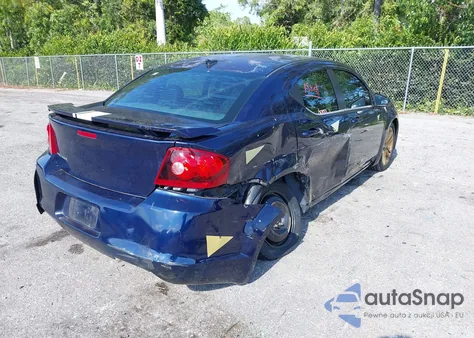 2013 Dodge Avenger Se V6 from USA, damaged, VIN 1C3CDZAG2DN540724